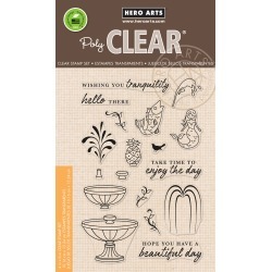 Make A Fountain - Hero Arts Clear Stamps 4"X6"