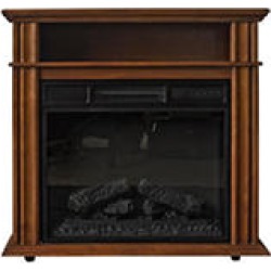 Sam S Club Media Fireplace With 56 Mantel With Storage Black