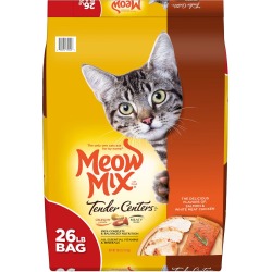 Meow Mix Tender Centers Dry Cat Food, Salmon & White Meat Chicken (26 lb.)