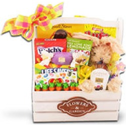 buy  Gingham Easter Gift Basket cheap online