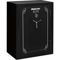 Stack-On Elite 69 Gun Fire Resistant Safe With Electronic Lock - Black