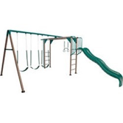 Lifetime® Monkey Bar Adventure Swing Set - Earthtones