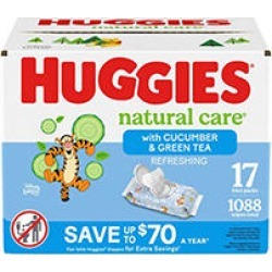 Huggies Natural Care Baby Wipe Refill, Refreshing Clean (1,088 ct.)
