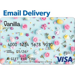 $25 Vanilla eGift Visa® Virtual Account - Flowers