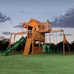 Skyfort II Cedar Play Set w/ Slide