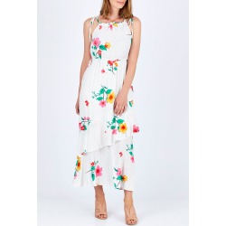 Hibiscus Layered Maxi