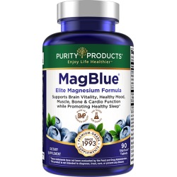 MagBlue� - High Efficiency Magnesium + Vitamin D + Zinc + AuroraBlue� Blueberries
