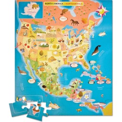 Ingenio North America Map Puzzle - Bilingual