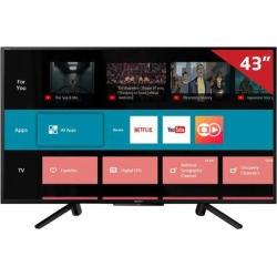 Smart TV LED 43" KDL-43W665F Sony, Full HD HDMI USB com X-Reality Pro e Wi-Fi Integrado