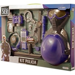 Brincando de Ser Kit Polícia com Acessórios Multikids BR965