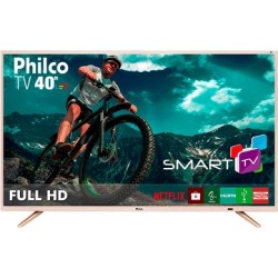 Smart TV LED 40" PTV40E21DSWNC Philco Full HD HDMI USB e Wi-Fi
