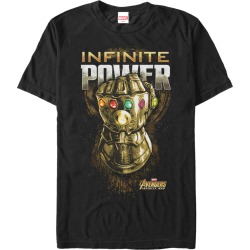 Marvel Men's Avengers Infinity War The Gauntlet of Infinite Power Short Sleeve T-Shirt found on MODAPINS