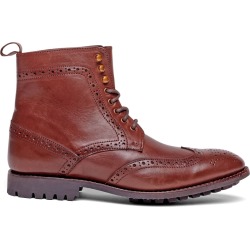 Anthony Veer Men's Grant Wingtip Leather Dress Boot Men's Shoes