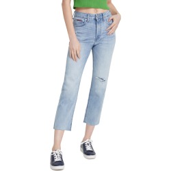 Tommy Jeans High-Rise Straight-Leg Cropped Jeans found on MODAPINS