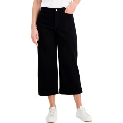 Charter Club Cropped Wide-Leg Jeans, Created for Macy's found on MODAPINS