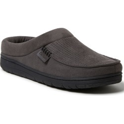 Men's Brendan Perforated Microsuede Moc Toe Clog Slippers Men's Shoes
