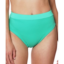 Sanctuary Ribbed High-Rise Bikini Briefs Women's Swimsuit found on MODAPINS