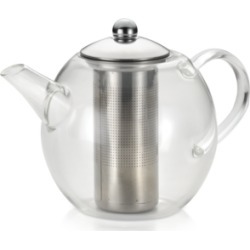 BonJour Glass Teapot with Shut-Off Infuser