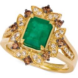 Le Vian Costa Smeralda Emerald (1-1/5 ct. t.w.) & Diamond (1/2 ct. t.w.) Ring set in 14k Gold found on Bargain Bro from Macy's Australia for USD $1,266.65