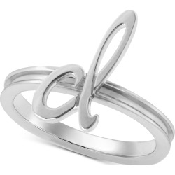 Alex Woo Autograph Letter Ring in Sterling Silver found on Bargain Bro from Macy's Australia for USD $65.98