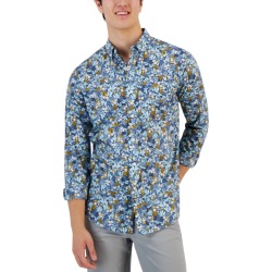 Club Room Men's Sasha Field Floral Print Woven Long-Sleeve Shirt, Created for Macy's found on Bargain Bro Philippines from Macy's Australia for $37.08