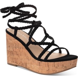 Sun + Stone Trinnie Ankle-Tie Wedge Sandals, Created for Macy's Women's Shoes found on Bargain Bro from Macy's for USD $31.69