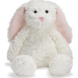 Manhattan Toy Delightfuls White Bevin Bunny 11 Inch Plush Toy