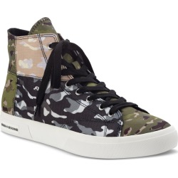Sun + Stone Men's Mesa Colorblocked Bandana-Print Patchwork Lace-Up High Top Sneakers, Created for Macy's Men's Shoes found on MODAPINS