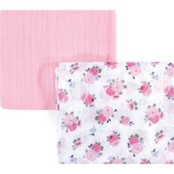 Luvable Friends Muslin Swaddle Blankets, 2-Pack