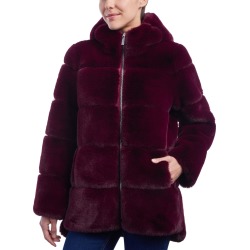 Michael Michael Kors Women's Hooded Faux-Fur Coat found on MODAPINS