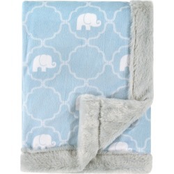 Hudson Baby Plush Blanket with Furry Binding and Back, One Size found on Bargain Bro from Macy's Australia for USD $10.75