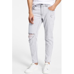Inc International Concepts Men's Ripped Gray Tapered Jeans, Created for Macy's found on MODAPINS