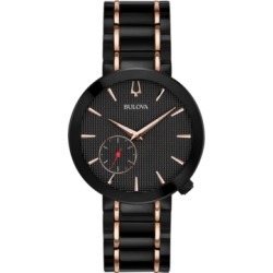 Limited Edition Bulova Women's Special Latin Grammy Edition Dress Black & Rose Gold-Tone Stainless Steel Bracelet Watch 35mm Limited Edition Bulova Women's Special Latin Grammy Edition Dress Black & Rose Gold-Tone Stainless Steel Bracelet Watch 35mm