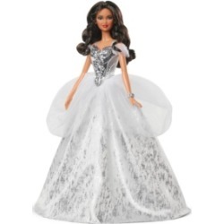 Barbie 2021 Holiday Wavy Brunette Hair Barbie Doll
