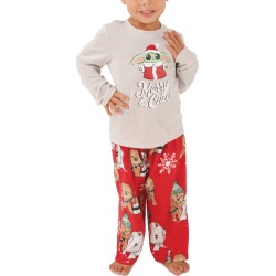 Munki Munki Matching Toddler Grogu Holiday Family Pajama Set found on Bargain Bro Philippines from Macys CA for $15.63