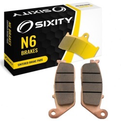 Sixity Front Sintered Brake Pads 2003-2007 Honda VTX1300S Spoke wheel