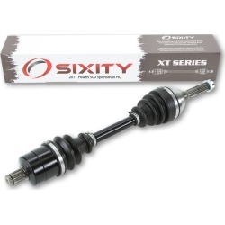 Sixity 2011 Polaris 500 Sportsman HO 4X4 Front Left XT ATV Axle - A11MH50AX AZ