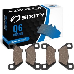 Sixity Front Organic Brake Pads 2010 Arctic Cat 550 4x4 Auto S LTD