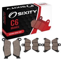 Sixity Front + Rear Ceramic Brake Pads 2002-2003 BMW R1200CL Spoke wheel