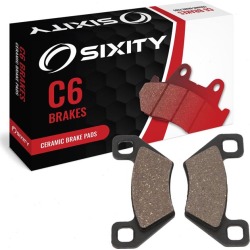 Sixity Rear Ceramic Brake Pads 2010 Arctic Cat 550 4x4 Auto S LTD