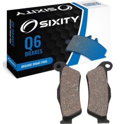 Sixity Rear Organic Brake Pads 1996 BMW R1200C Classic Spoke wheel ABS