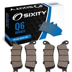 Sixity Front Organic Brake Pads 2002-2006 Honda VTX1800S Spoke Wheel