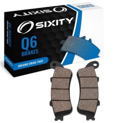 Sixity Rear Organic Brake Pads 2002-2006 Honda VTX1800S Spoke Wheel