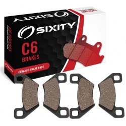 Sixity Front Ceramic Brake Pads 2010 Arctic Cat 550 4x4 Auto S LTD