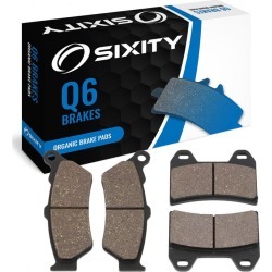 Sixity Front + Rear Organic Brake Pads 2006-2007 Victory Vegas Jackpot