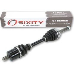 Sixity 2011 Polaris 400 Sportsman HO 4X4 Front Left XT ATV Axle - A11MH46AX AZ