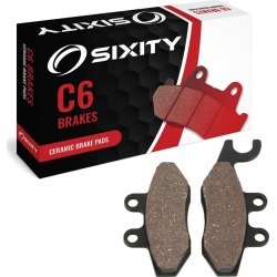 Sixity Rear Ceramic Brake Pads 2010-2012 Piaggio BV 300 Tourer