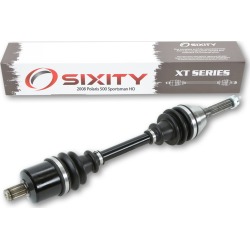 Sixity 2008 Polaris 500 Sportsman HO 4X4 Front Left XT ATV Axle - A08MH50AX AZ