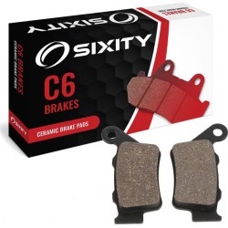 Sixity Rear Ceramic Brake Pads 2015 Ducati Scrambler Classic Spoke Wheels
