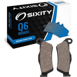 Sixity Rear Organic Brake Pads 1995-1996 BMW R1100R Spoke wheel